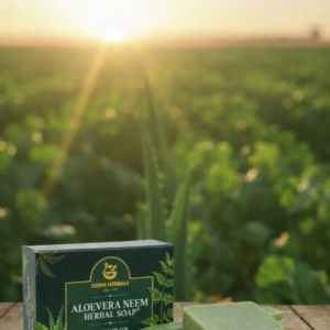 Siddh Herbals Handmade Aloevera Neem Herbal SoapⓇ | Helps Reduce Hair Fall & Skin Problems | Chemical-Free Ayurvedic Bathing Soap | For Hair, Face & Body |